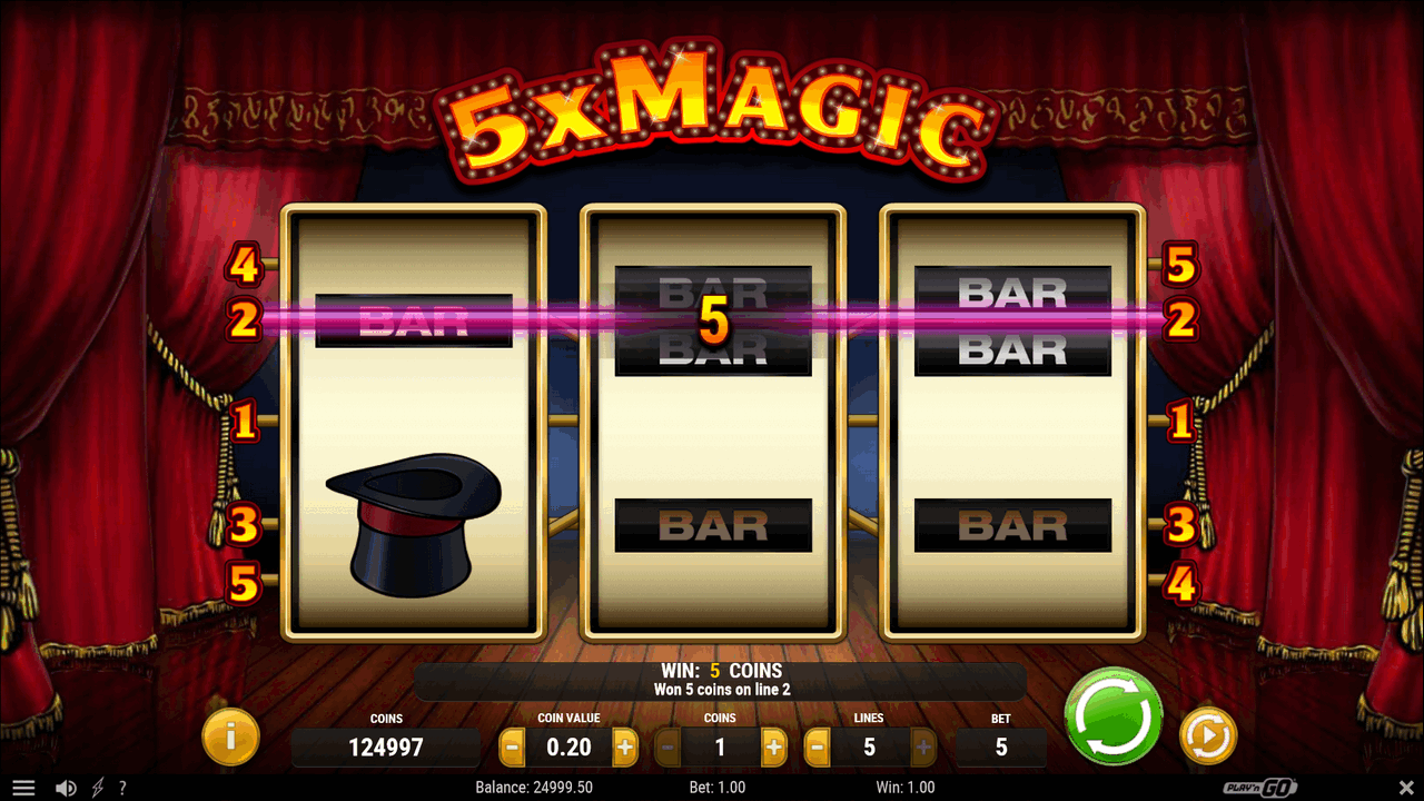 5x Magic automat online