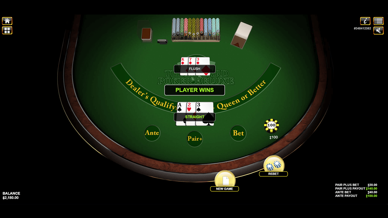 Automat Three Card Poker Deluxe online